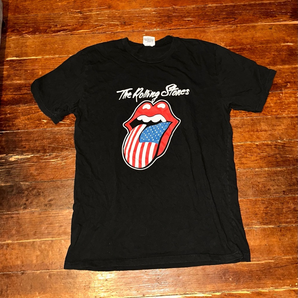 Vintage Large Rolling Stones Black T-Shirt (circa 2005)